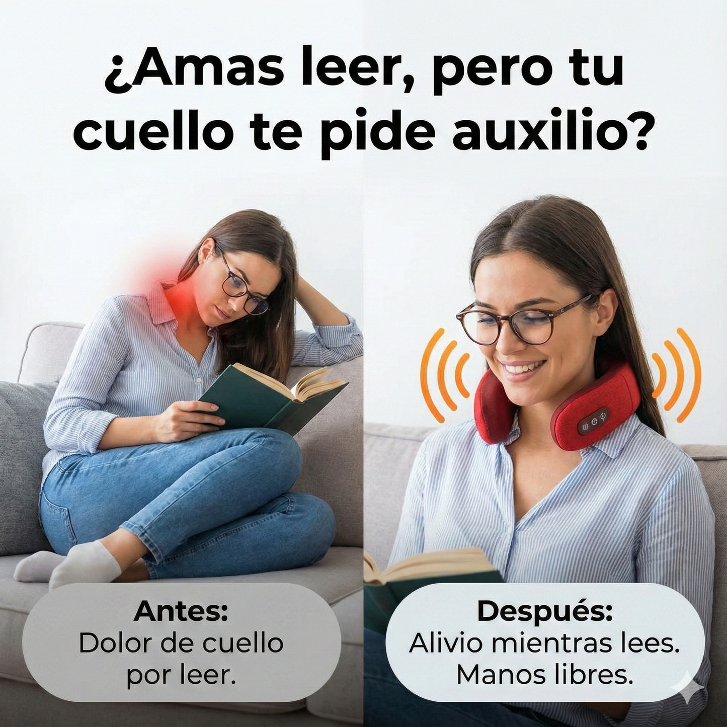 Masajeador de pulso para cuello y hombros