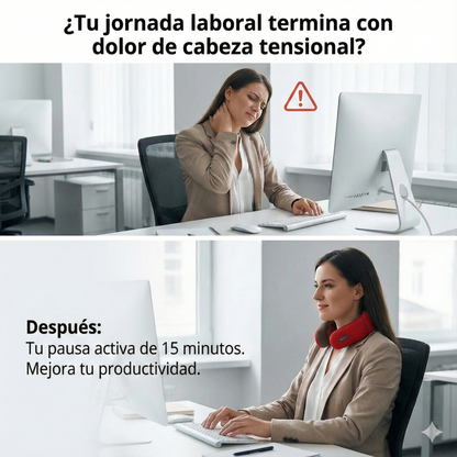 Masajeador de pulso para cuello y hombros